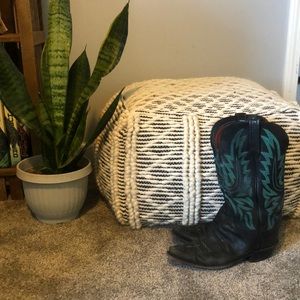 Lychees Black Cowboy boot / womens / size 7